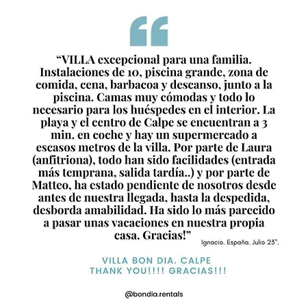 Relaxdiversion En Piscina Bbq Y Cocina Ext Villa Calpe